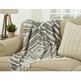 thumbnail image 3 of Fennco Styles Michonne Collection Bohemian Embellished Diamond Tassel 100% Cotton 50 x 60 Inch Throw â€“ Black Throw Blanket, 3 of 3