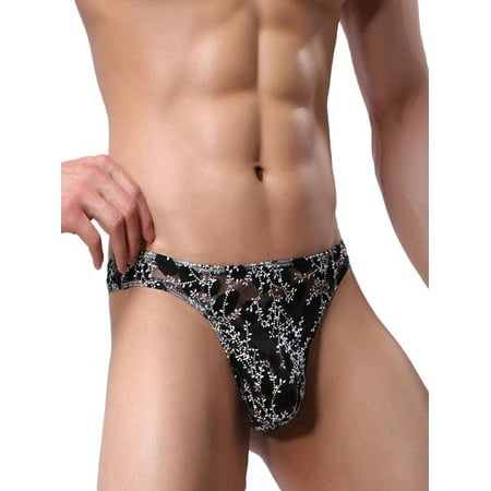 - Mosunx Men G-String Underwear Boxer Briefs Shorts Bulge Pouch Thongs Underpants