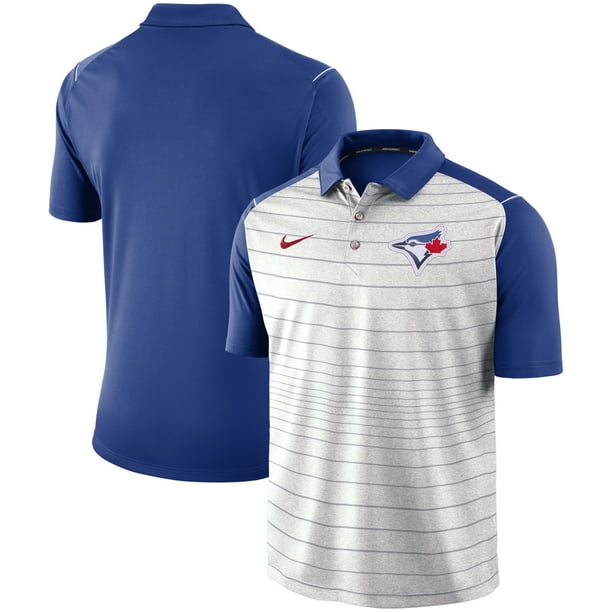 Toronto Blue Jays Nike Stripe Polo - Gray - Walmart.com - Walmart.com