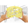 thumbnail image 3 of Traceease Pochoir de Dessin Géométrique à Courbes Multiples, Gabarit de Conception Règle de Mesure, 3 of 6