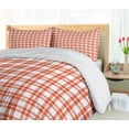 thumbnail image 5 of Ambesonne Abstract Duvet Cover Sets, Geometric Square Form Art, 2-Queen, Red White, 5 of 7