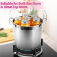 thumbnail image 2 of HOMKULA Water Bath Canning Pot with Rack and Lid, Steam Canner with Canning Supplies Starter Kit, 9 Pieces, Stainless Steel, Pink (Induction/Glass Top Stove Compatible), 2 of 6