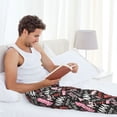 thumbnail image 5 of Naloa Various Languages Mother Pajama Pants Men, PJ Bottoms, Sleep & Lounge Pants-Small, 5 of 6