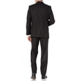 thumbnail image 7 of Adam Baker by Needle & Stitch 12965 Mens 3-Piece Peak Lapel Modern Fit Suit- Black - 38S, 7 of 7