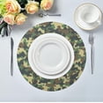 thumbnail image 4 of GZHJMY Digital Camouflage Round Placemats, 4 Pack Table Mats for Kitchen Washable Non-Slip Place Mats Heat Resistant Place Mats for Kitchen Dining Table Decoration, 4 of 6
