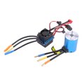 thumbnail image 1 of Motor de 4 polos 3650 3900KV + controlador electrónico de velocidad ESC 60A para coche RC 1/10 1/12, 1 of 8