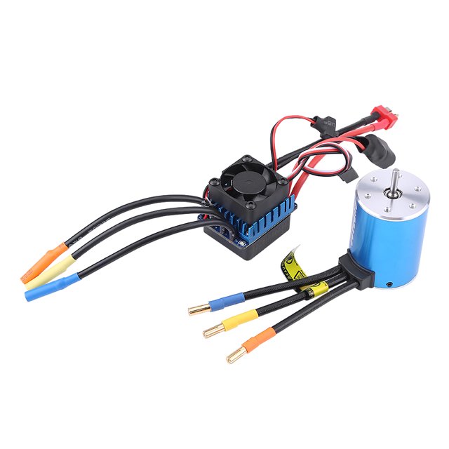 Motor de 4 polos 3650 3900KV + controlador electrónico de velocidad ESC 60A para coche RC 1/10 1/12
