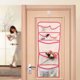 thumbnail image 3 of Estante de almacenamiento colgante con 26 bolsillos, soporte organizador para zapatos, estante para ahorrar espacio, color rojo rosa, 3 of 8