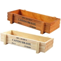 GOOHOCHY Wooden Planter Boxes for Home Use Simple Style Plant Pots 2pcs