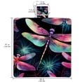 thumbnail image 2 of Dragonfly Canvas Beach Blanket for Picnics and Outdoor Adventures - Durable, Park, or Camping Trip, 2 of 6