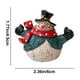 thumbnail image 3 of Figuras de resina de muñeco de nieve para mesa, decoración navideña | Figura de muñeco de nieve pequeña multicolor para centros de mesa, repisas y decoraciones navideñas de 4,5 cm, 3 of 6