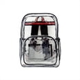 thumbnail image 1 of Mochila Multifuncional Portátil de Dos Piezas, Unisex, Impermeable, Transparente, Color Negro, Rojo y Negro., 1 of 7
