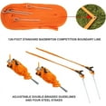 thumbnail image 3 of GSE Games & Sports Expert Professional Portable Badminton Complete Net Set. Including Badminton Net System,4 Badminton Rackets,3 Shuttlecocks and Carry Bag for Tournaments,Schools and Competition, 3 of 8
