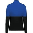 thumbnail image 5 of Holloway B22864758 Women Momentum Team Quarter-Zip Pullover, Black & Royal - 3XL, 5 of 5