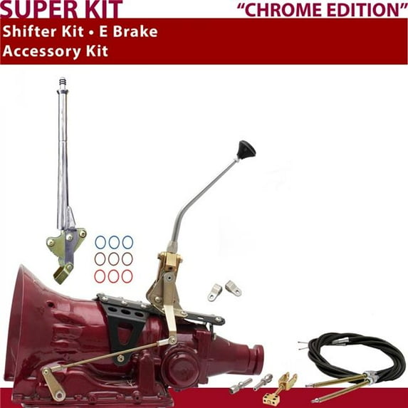 American Shifter 4L60E Shifter Kit 10 in. E Brake Cable Clevis for D798D