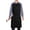 Black, variant on Leather Welding Work Apron with 6 Tool Pockets, Heat & Flame Resistant Welder Aprons, 24" x 36", Adjustable M to XXXL Brown