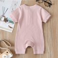 thumbnail image 4 of Newborn Baby Short Sleeve Knitted Romper One-Piece Clothes, 4 of 4
