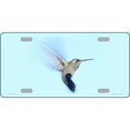 thumbnail image 1 of Colibri en Vol Centré Plaque d'Immatriculation en Métal, 1 of 1