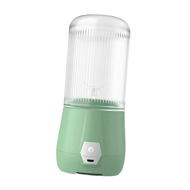 Licuadora portátil, exprimidor multifuncional, recargable por USB, para batidos. Verde