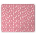 thumbnail image 1 of Tea Party Mouse Pad, Morning and Breakfast Lettering with Tea Pot and Cups on Polka Dots, Rectangle Non-Slip Rubber Mousepad, Pastel Pink and Eggshell, by Ambesonne, 1 of 2
