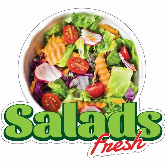 Salads 8" Decal Concession Stand Food Truck Sticker