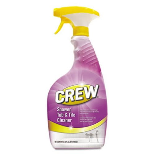 Diversey Crew Shower, Tub & Tile Cleaner, 32 oz, 4 Spray Bottles ...