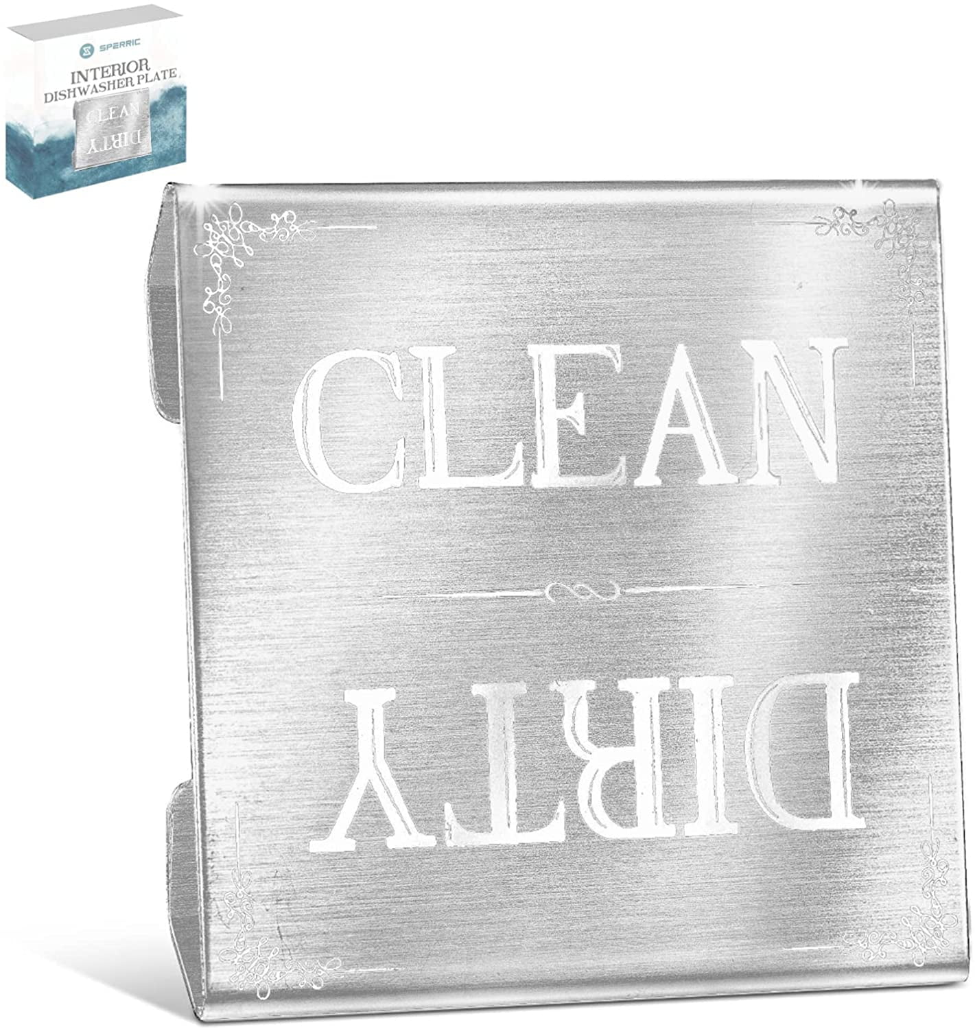 Clean Dirty Dishwasher Sign Stainless Steel Interior Indicator Simply