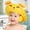 Yellow, variant on Food-Grade Soft Silicone Baby Shower Cap Shield, Adjustable Kids Bath Visor Hat, Cute Dinosaur Cartoon Eye & Ear Protection for Toddlers, Shampoo Water Foam Guard for Bathing Haircut Sun Shade