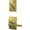 Satin Brass, variant on Schlage Lock Company F59LAT716CEN Aged Bronze F-Series Latitude Interior Pack Lever Set with Single Cylinder Deadbolt an