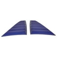 thumbnail image 5 of Ikon Motorsports Compatible with 15-23 Ford Mustang OE Style Paint J4 Impact Blue Rear Quarter Side Window Louvers Scoop Cover Vent Panel, 5 of 7