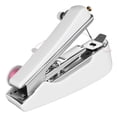 thumbnail image 1 of SHINYPASING Easy Use Sewing Machine Handheld Sewing Machine White 1 Set Dense Stitches Beginners, 1 of 8