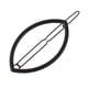 thumbnail image 1 of Moda Mujer Accesorios para el cabello Forma de hoja Pinza para el cabello Pin Metal Hairgrip Barrette Zulema  Pinza para el cabello de cristal para mujer, 1 of 3