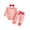 Z99-Pink, variant on Infant Baby Girl Winter Clothes Set Cute Letter I’M MY DADDY'S GIRL AND MY MOMMY'S WORLD Printed Long Sleeve Ruffle Romper Butterfly Print Pants and Bow Headband 3-Piece Set 0 3 6 9 12 18 Months