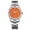 AD2548 Orange, variant on Men’s GMT Watch 38mm Swiss Quartz Dual Time Sapphire Crystal 200M Waterproof Stainless Steel Watch Gift for Men