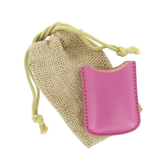 Tampa Fuego Cigar Lighter Case Genuine Leather Pink Lined Fits Xikar