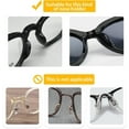 thumbnail image 6 of GoXteam 20 Pairs (Black) Eyeglass Nose Pads, Comfort Soft Silicone Glasses Nose Pad, Anti-Slip Air Chamber Glasses Grips For Eyeglasses and Sunglasses, 6 of 7