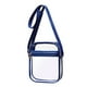 thumbnail image 1 of Bolsa transparente aprobada para recintos, cartera transparente de PVC con bolsillo delantero, bolso bandolera transparente, 1 of 8