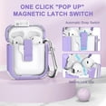 thumbnail image 3 of Funda para AirPods Ekoonpft de 2ª y 1ª generación, color morado, 3 of 7
