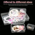 thumbnail image 4 of 24pcs Clear Storage Boxes Small Storage Containers Craft Beads Holder Cases Small Tools Boxes Lidded Containers, 4 of 8