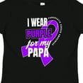 thumbnail image 4 of Inktastic I Wear Purple for My Papa Pancreatic Cancer Awareness Boys or Girls Toddler T-Shirt, 4 of 5
