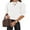 White, variant on Sherrylily Spring Women Puff Short Sleeve Sweater Tops Crew Neck Casual Blouses