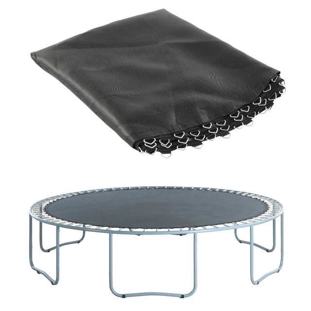 Plexalife Trampoline Replacement Mat with Sturdy 72 V-Rings - Jumping Mat Compatible with 14ft Round Frame & 5.5" Springs - Ultra Durable PP, High Elasticity, UV & Water Proof