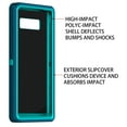 thumbnail image 3 of I-HONVA For Samsung Galaxy Note 9 Case,3-Layer Military Grade Drop Protection Anti-Slip Bumper Rugged Shockproof Dustproof Protection 6.4 inch Phone Case,Teal, 3 of 5