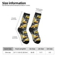thumbnail image 5 of Yiaed Excavator At Work Print Great elasticity Crew Socks Sports socks for Men and Women, 5 of 5