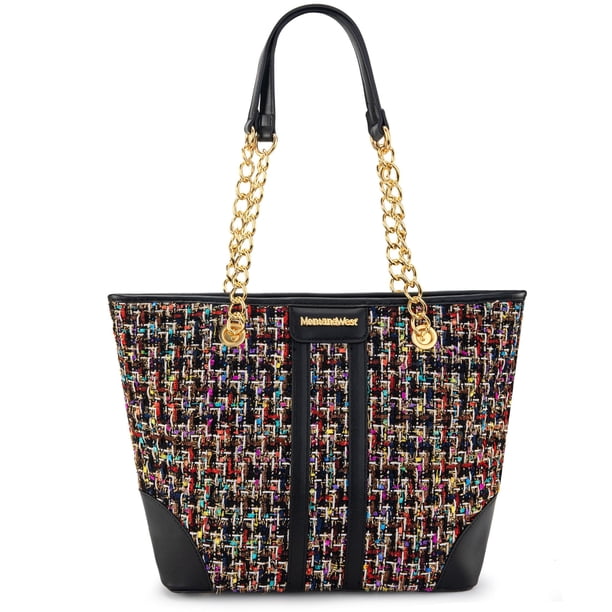 Bolso de mano Montana West MWC-291BK para mujer con correa de cadena