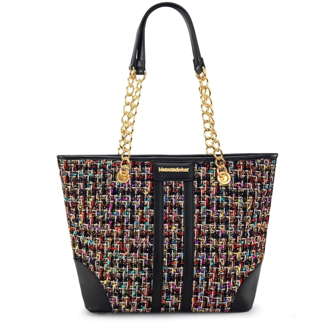 Bolso de mano Montana West MWC-291BK para mujer con correa de cadena