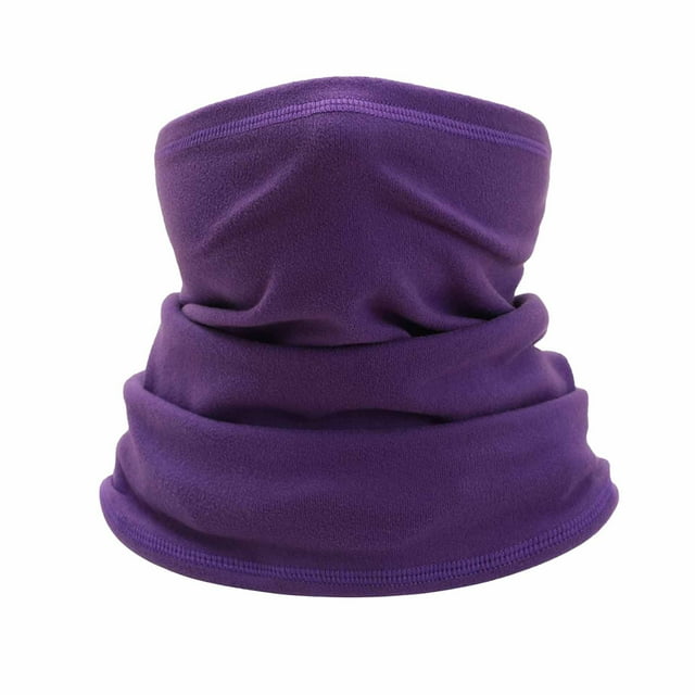 CJiaWei Fleece Neck Warmer Windproof Winter Neck Gaiter Cold Weather Face For