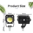 thumbnail image 4 of Par Faros Auxiliares Led 6 Modos Para Auto Moto Con Estrobo, 4 of 8