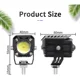 thumbnail image 4 of Par Faros Auxiliares Led 6 Modos Para Auto Moto Con Estrobo, 4 of 8