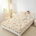 thumbnail image 4 of Feelyou Cherry Blossoms Kid Queen Sheet Sets, Vintage Fashion Bed Set, 4pcs, 4 of 7